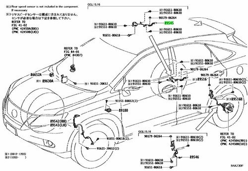 Genuine lexus rear speed - lexus,